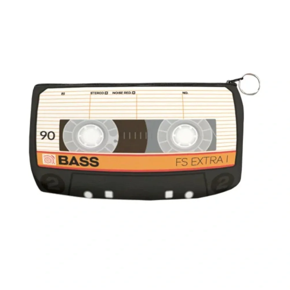 Retro Cassette Tape Pouch makeup bag
